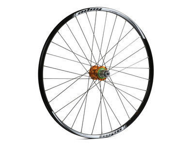 Hope Tech Rear Wheel - 27.5 XC - Pro 4 32H -148mm Shimano Alloy HG Freehub Orange  click to zoom image