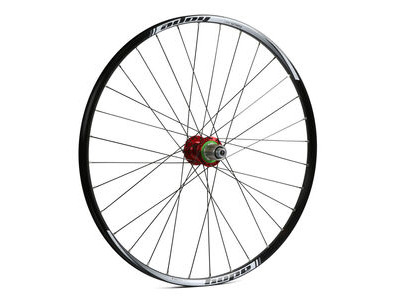 Hope Tech Rear Wheel - 27.5 XC - Pro 4 32H -148mm Shimano Steel HG Freehub Red  click to zoom image