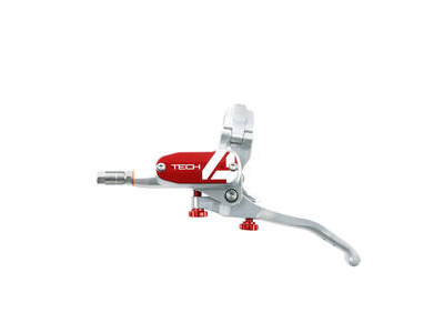 Hope Tech Tech 4 Master Cylinder Complete Left Silver/Red  click to zoom image