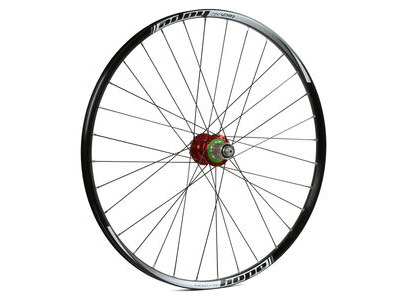 Hope Tech Rear Wheel - 26 XC - Pro 4 32H Hope Freehub Red  click to zoom image