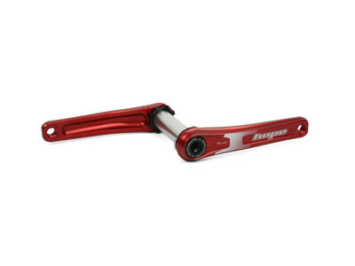 Hope Tech EVO Crankset No Spider - 73mm Wide 155mm Red  click to zoom image