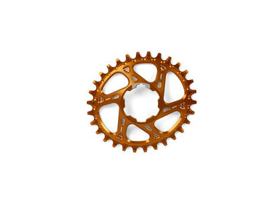 Hope Tech Hope Oval Spiderless Retainer Ring 28T Orange  click to zoom image
