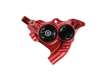 Hope Tech RX4+ Caliper Complete - FM +20 - DOT  Red  click to zoom image