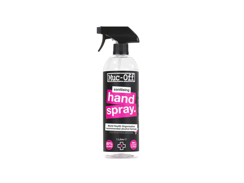 Muc-Off Sanitising Hand Spray 1L click to zoom image