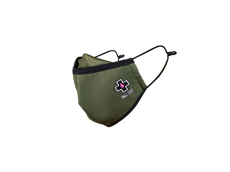 Muc-Off Reusable Face Mask GREEN click to zoom image