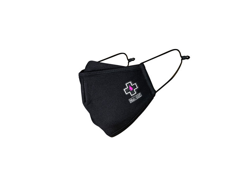 Muc-Off Reusable Face Mask DR X BLACK - KIDS click to zoom image