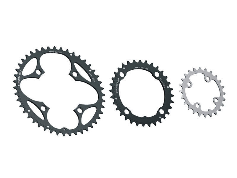 Stronglight 064PCD Type XC Stainless Steel 4 Arm MTB Chainrings 22T click to zoom image