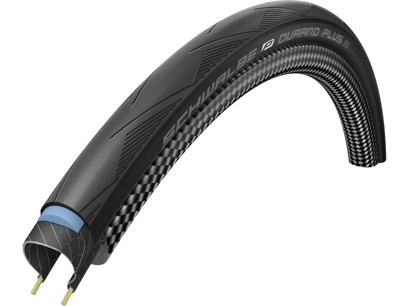 Schwalbe Durano Plus Performance-Line Tyre in Black (Wired) 700 x 25mm Black click to zoom image