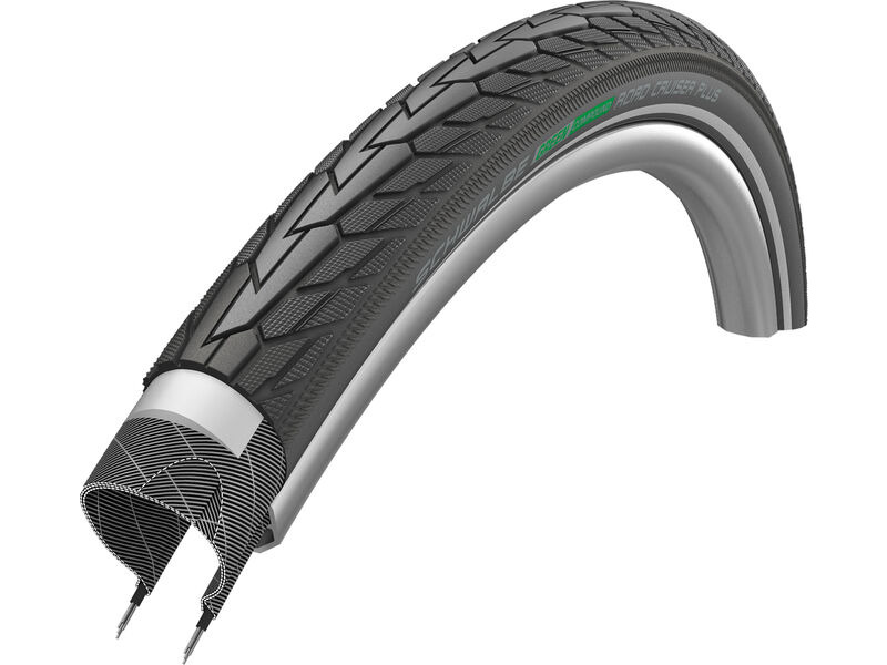 Schwalbe Road Cruiser Plus Active-Line Tyre in Black/Reflex (Wired) 20 x 1.75" click to zoom image