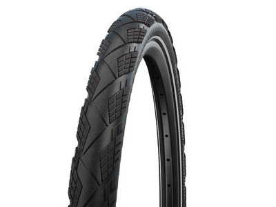 Schwalbe Marathon Efficiency Super Race V-Guard Touring Tyre in Black/Reflex (Folding) 29 x 2.15" 29 x 2.15"