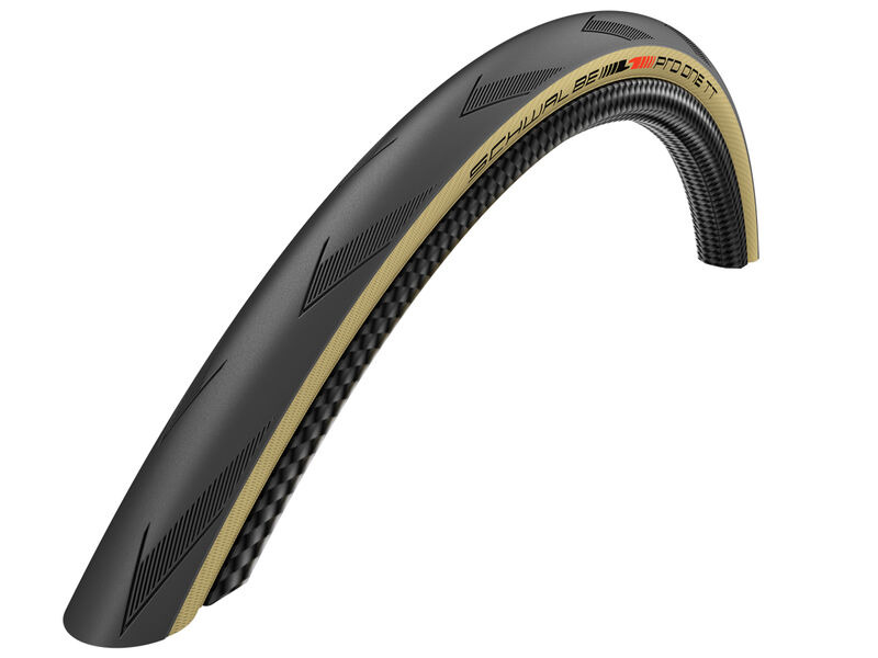 Schwalbe Pro One TT TLE Addix-Race Evolution Tyre in Classic Skin (Folding) 700 x 25mm click to zoom image