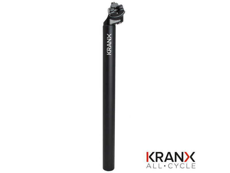 KranX Micro Alloy 400mm 12mm Offset Seatpost in Black click to zoom image