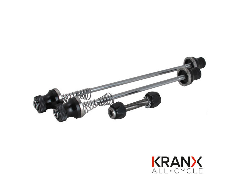 KranX Allen Key Locking Skewer Set in Black click to zoom image