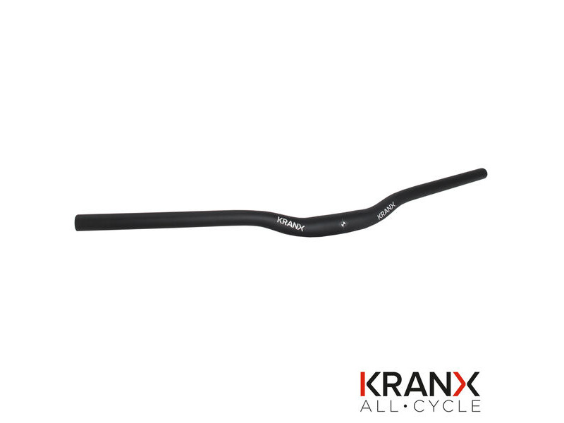 KranX 31.8mm Alloy Riser MTB Handlebars in Black. Size: 720mm click to zoom image