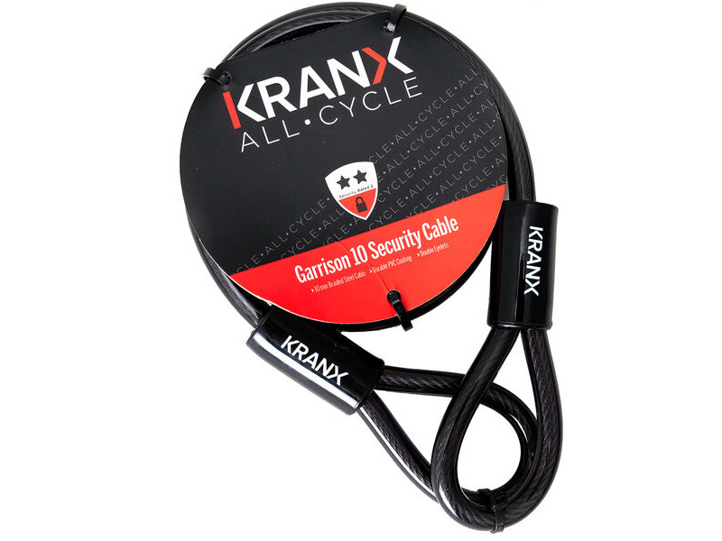 KranX Garrison 10mm x 1200mm Security Cable click to zoom image