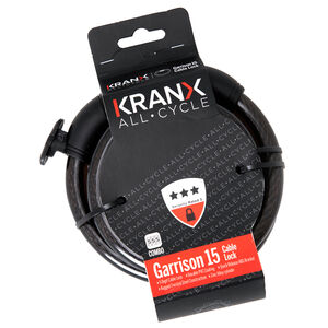 KranX Garrison 15mm x 1800mm Combination Cable Lock click to zoom image