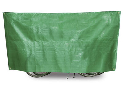 VK Covers Super Duo Waterproof Lightweight Contoured Two Bicycle Cover Incl. 5m Cord in Green