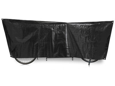 VK Covers Tandem Waterproof Tandem Bicycle Cover Incl. 5m Cord in Black