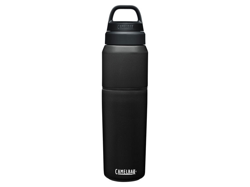 CamelBak Multibev Sst Vacuum Insulated 650ml Bottle With 480ml Cup Black/Black 650ml click to zoom image