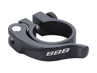 BBB SmoothLever Seat Clamp 31.8mm Black  click to zoom image