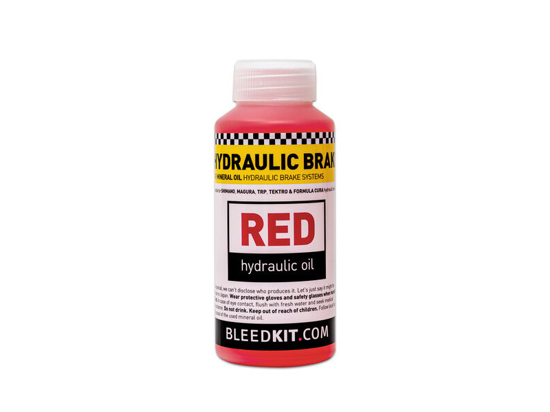 Bleedkit Fluid Red Mineral Brake Oil 100ml: click to zoom image