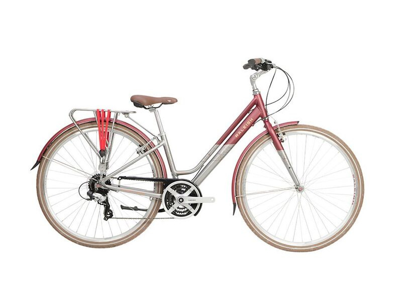 Raleigh Pioneer Grand Tour Low Step Frame Burgundy/silver click to zoom image