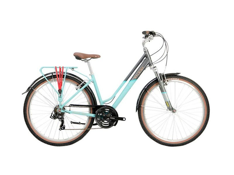 Raleigh Pioneer Trail Low Step Frame Aqua/silver click to zoom image