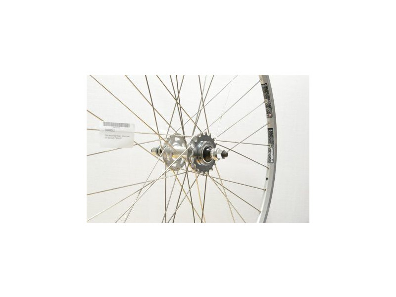 Unbranded 700C Rear Fixed Wheel ??" Silver (With 16T Sprocket) *Sealed bearings* click to zoom image