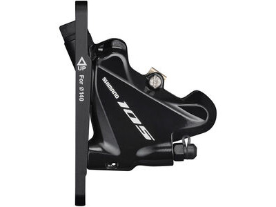 Shimano BR-R7070 105 flat mount caliper, without rotor, for 140/160 mm, front, black