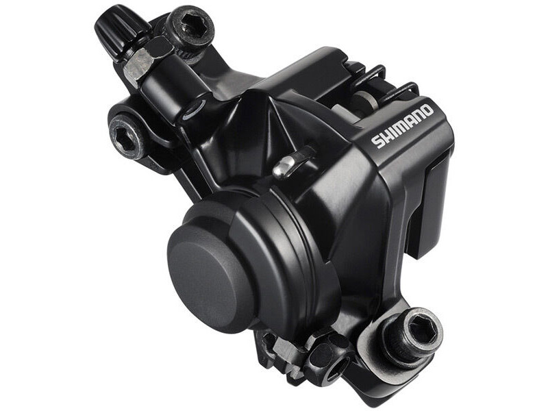 Shimano BR-M375 disc brake caliper, without adapter for front or rear, black click to zoom image