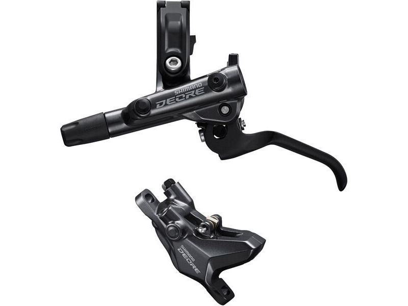 Shimano BR-M6100/BL-M6100 Deore bled brake lever/post mount 2 pot calliper click to zoom image