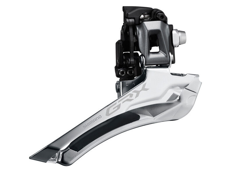 Shimano FD-RX810 GRX front mech, 11-speed double, down pull, braze-on click to zoom image