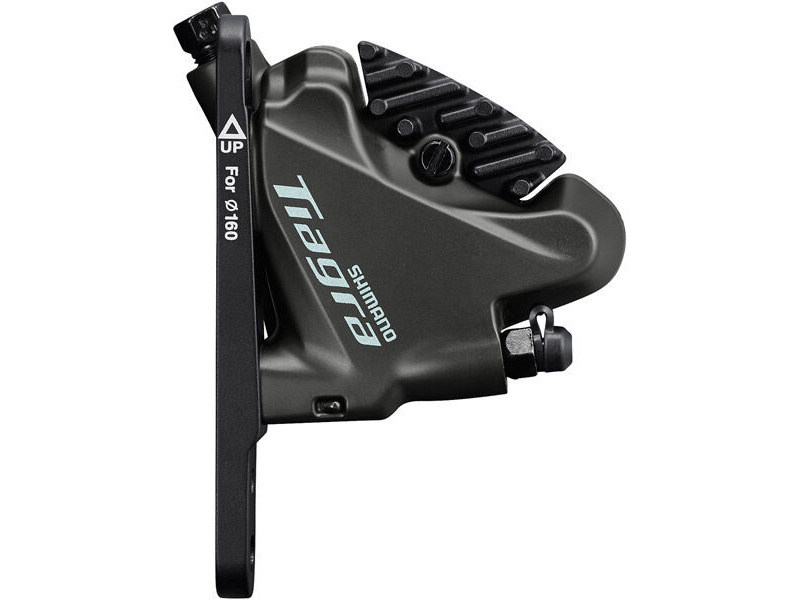 Shimano BR-4770 Tiagra caliper, flat mount, with adapter for 140/160 mm, front click to zoom image