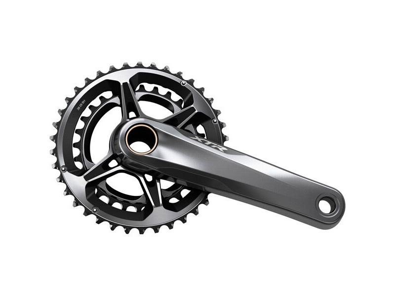 Shimano FC-M9120 XTR chainset, 51.8mm chain line, 12-speed, 175mm, 38/28T click to zoom image