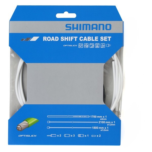 Shimano 105 5800/Tiagra 4700 Road OPTISLICK Coated Shift Cable Housing Set Black