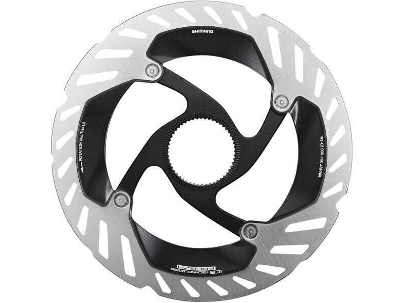 Shimano RT-CL900 Ice Tech FREEZA rotor with internal lockring, 160 mm click to zoom image