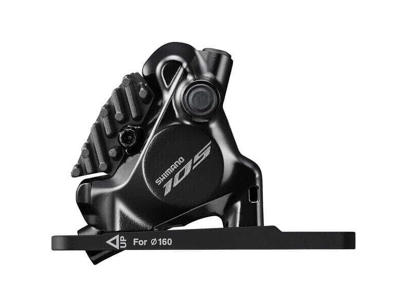 Shimano BR-R7170 105 flat mount calliper, without rotor, for 140/160 mm, front, black click to zoom image