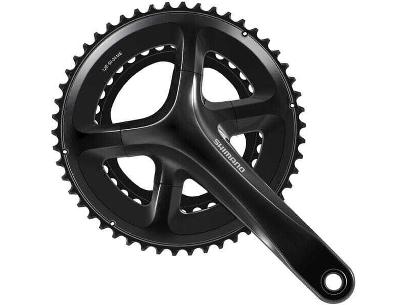 Shimano FC-RS520 double 12-speed chainset, 172.5 mm 50 / 34T, black click to zoom image