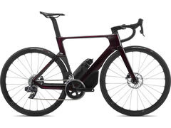 Orbea Orca Aero M31eLTD PWR 47 Red Wine (Gloss) - Raw Carbon (Matte)  click to zoom image