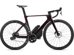 Orbea Orca Aero M21eLTD 47 Red Wine (Gloss) - Raw Carbon (Matte)  click to zoom image