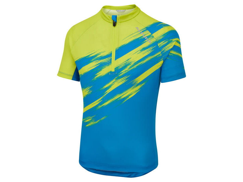 Altura Kid's Airstream Short Sleeve Jersey Blue/Lime click to zoom image