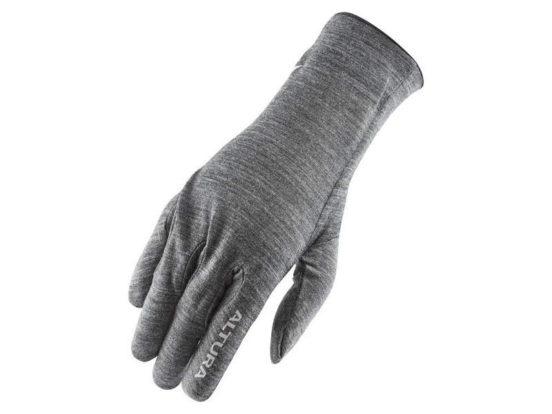 Altura Merino Liner Gloves Grey click to zoom image
