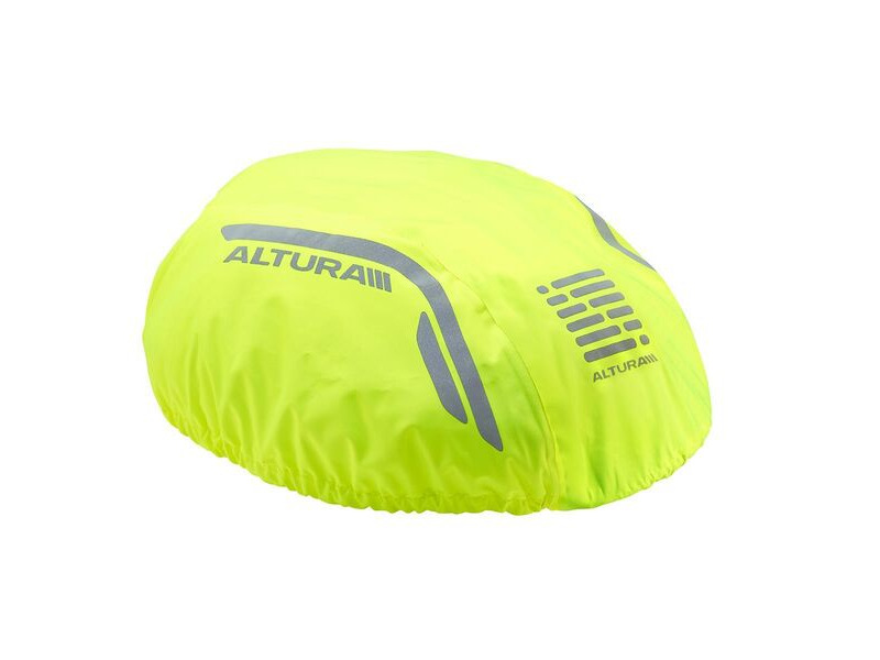 Altura Nightvision Waterproof Helmet Cover 2016: Hi Viz Yellow click to zoom image