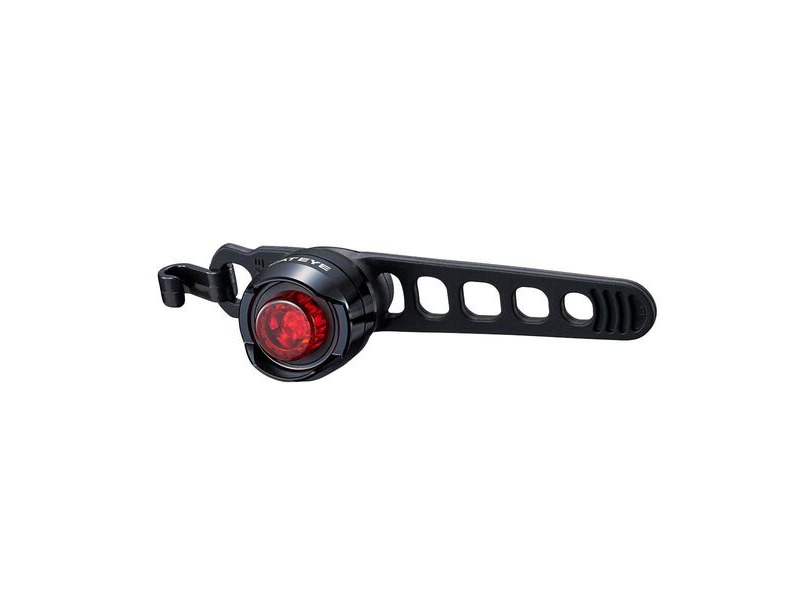 Cateye Orb Rechargeable Rear Light: Polished Black click to zoom image