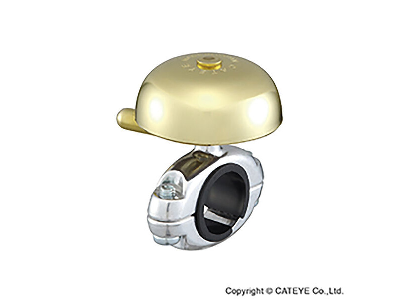 Cateye Oh-2200 Yamabiko Brass Bell Gold click to zoom image