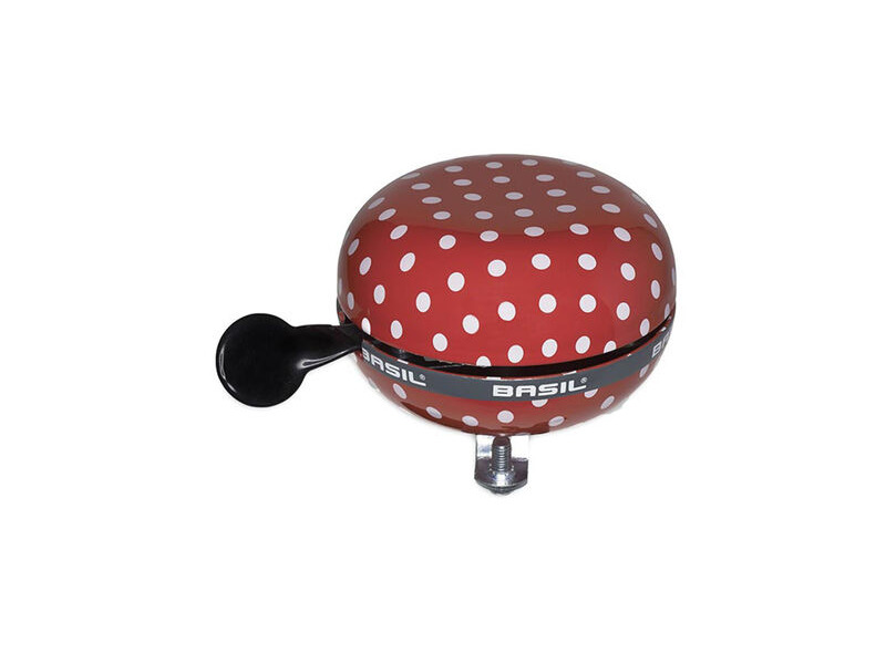 Basil Polkadot Red/White Big Bell! click to zoom image