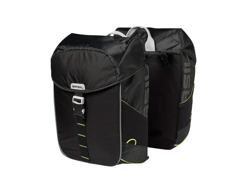 Basil Miles Double Waterproof Pannier Bags click to zoom image