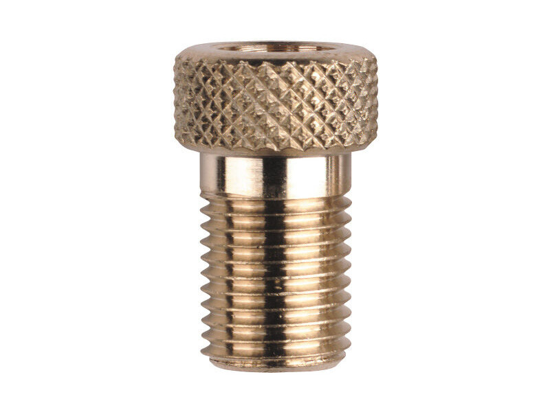 Weldtite Presta to Schraeder valve Brass Adaptor click to zoom image