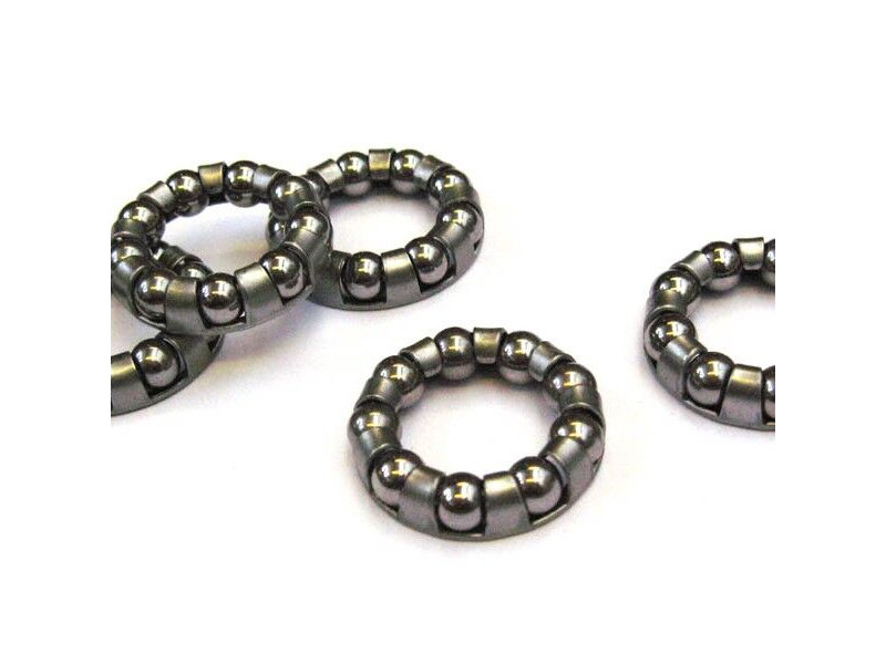 Weldtite 1/4" Caged Ball Bearing race x2 click to zoom image