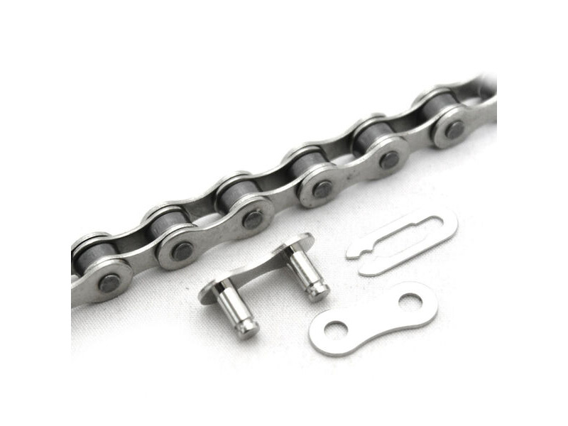 Clarks Single Speed Anti-rust Chain 1/2x1/8 X112 Links Spring Clip Inc. click to zoom image